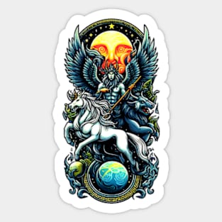 Hayagriwa - White Horse Sticker